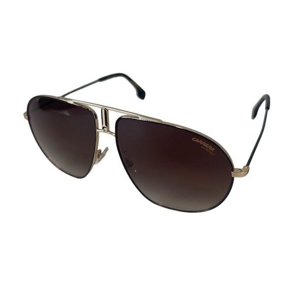 Carrera Bound Men’s Sunglasses Aviator Pilot Gold Brown Gradient - Picture 1 of 11